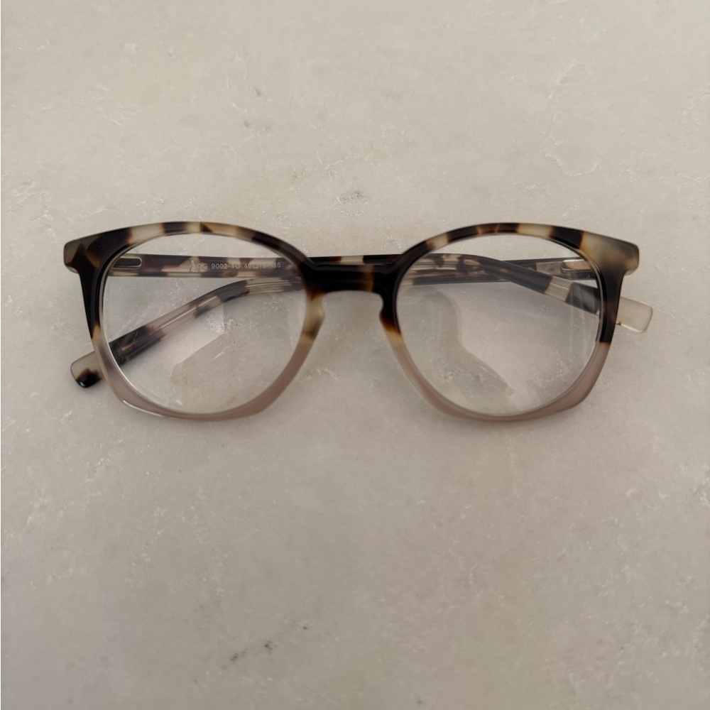 Otis + Grey Tortoise Shell Eyeglasses | Pink and Brown